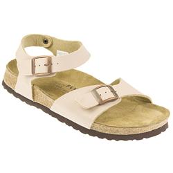 Fly Flot Female Pinefly900 Leather Lining Casual Sandals in Beige Matt