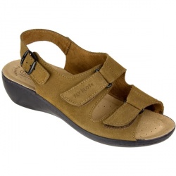 Female Sofia Leather Suede Upper Leather Lining Casual in Brown