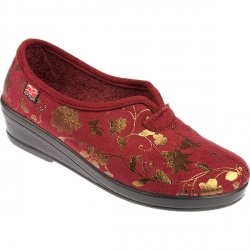 Fly Flot Womens Spell Textile Upper Textile Lining Comfort House Mules and Slippers in Black, Blue, Red