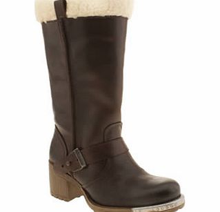 Fly London Dark Brown Lieb Warm Boots
