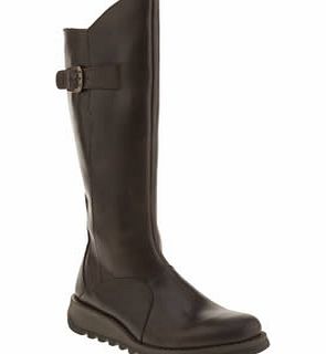Fly London Dark Brown Mol 2 Boots