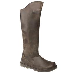 Female Fly London Oola Leather Upper Casual in Dark Brown