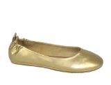 Garage Shoes - Jane - Womens Flat Shoe - Gold Size 7 UK