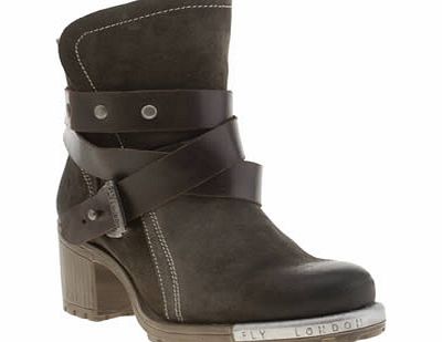 Fly London Khaki Lok Boots