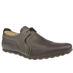 Fly London Male Ale Leather Upper Fashion Trainers in Grey