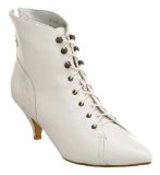 FLY LONDON Office Anyway Bootee White Leather - 8 Uk
