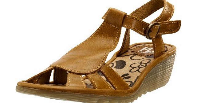 Fly London Womens Oily Camel T Straps P500384004 5 UK