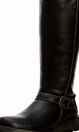 Fly London Womens Sara Boots P142417015 Charcoal Black 5 UK, 38 EU