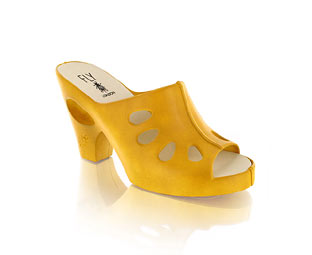 Fly Rubber Mule With Cut Out Detail