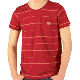 Mens Pastiche T-Shirt Red/White