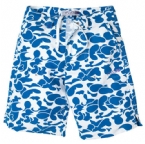 Mens Swim Short White/Electric Organic