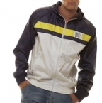Mens Windjammer Nylon Jacket Navy/Yellow