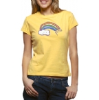 Fly53 Womens Aveda T-Shirt Yellow