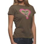 Womens Swan Song T-Shirt Khaki