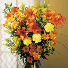 Flying Flowers Golden Lily