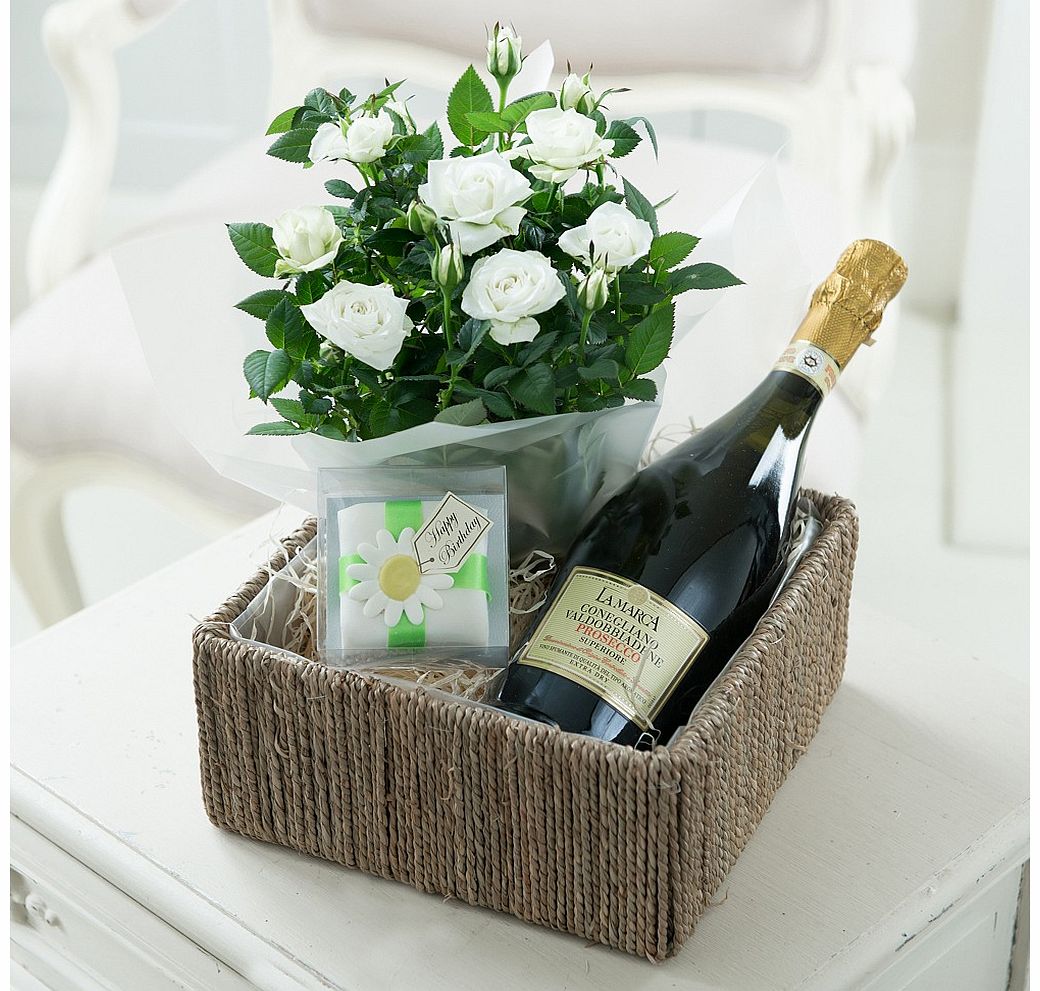 Flying Flowers Happy Birthday Gift Set