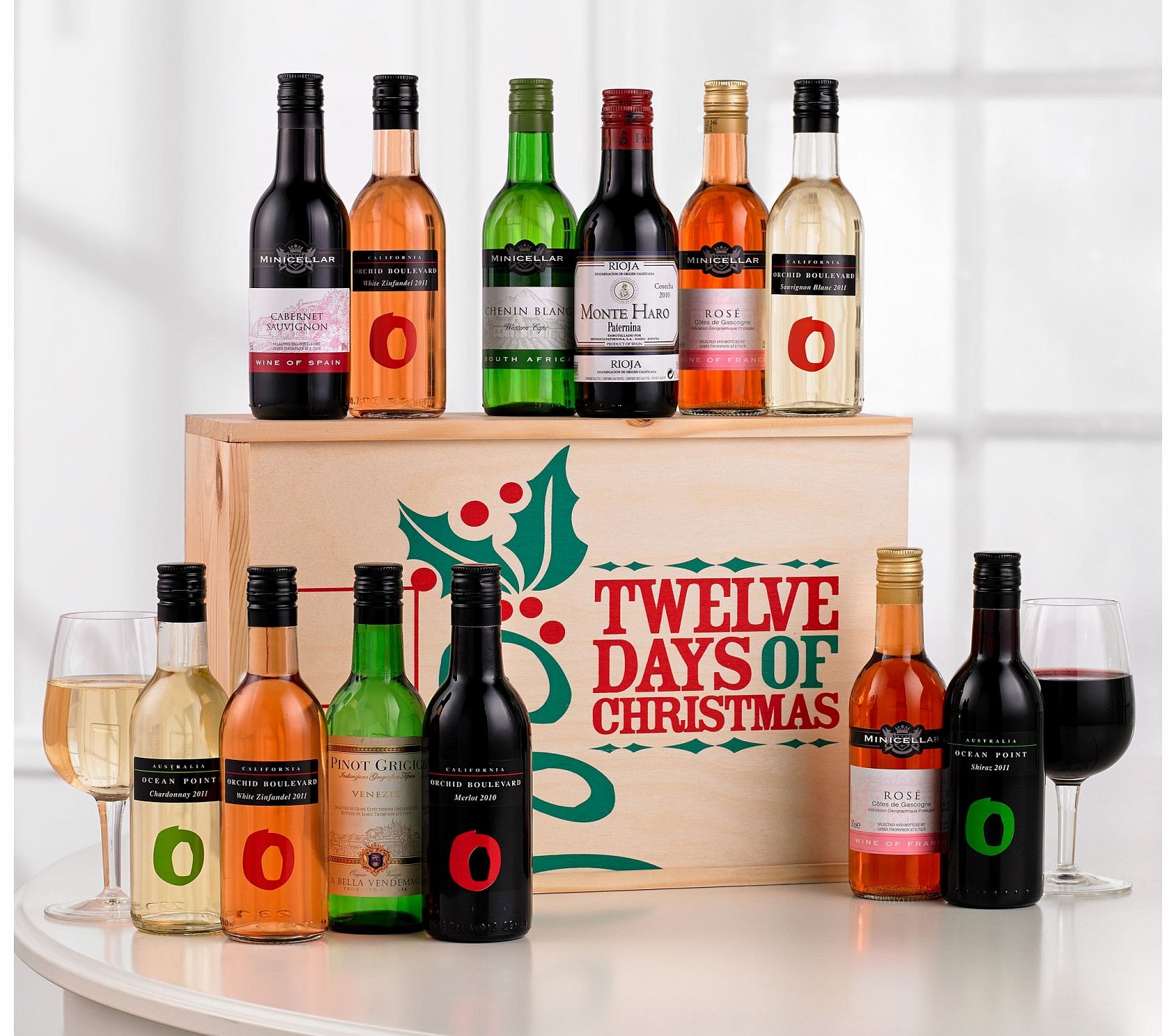 Twelve Days of Christmas Wine Selection