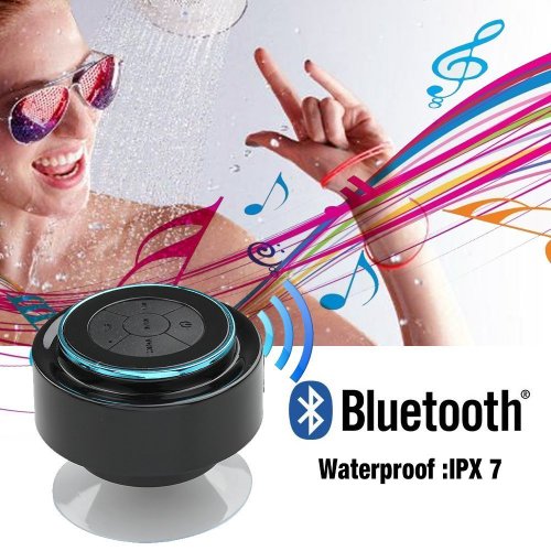 Waterproof Shockproof Wireless Bluetooth 3.0 Mini Speaker Shower Pool Car Handsfree with Microphone for iphone 4/4s 5/5s/5c iPad iPod