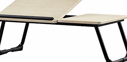 Flylinktech� Portable Laptop Desk Folding Laptop Table Stand Computer Notebook Bed Tray (wood)