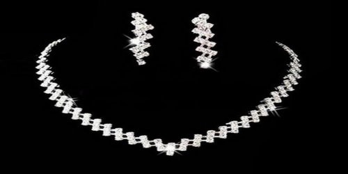 FNM Crystal Rhinstone Pendant Wedding 