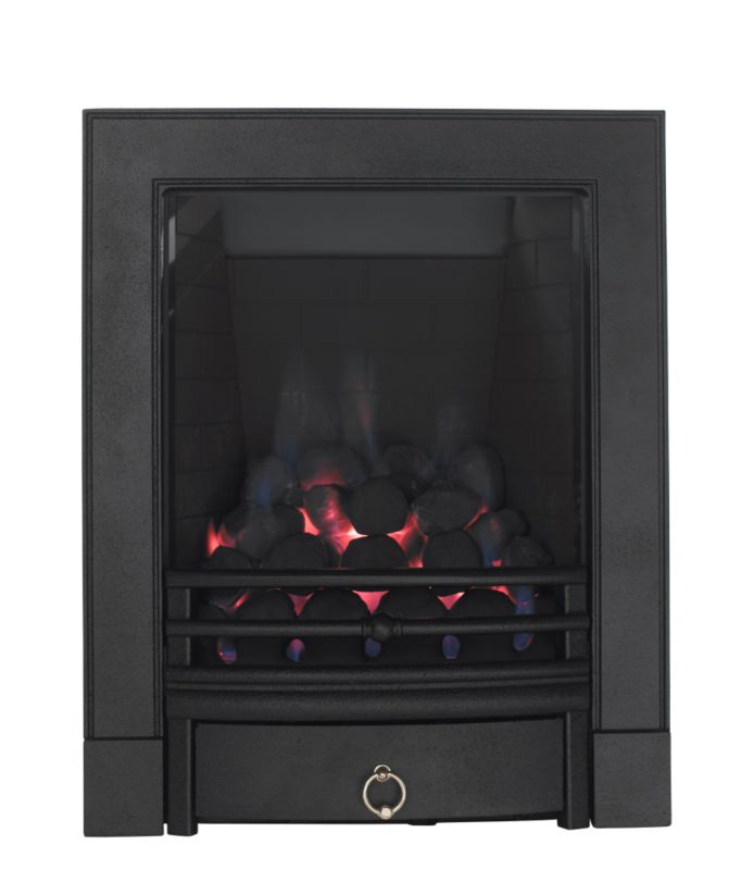 Focal Point Soho Full Depth Gas Inset Fire Black