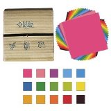 Folded Square Origami 100 sheets Origami Paper 150mm (6`) hand-packaged in 15 colours