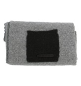 Folk Bobby Light Grey Stitch Scarf