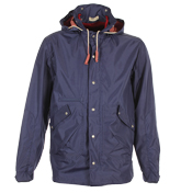 Folk Rainmac Washed Down Blue Jacket