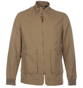 Folk Sand Vintage Twill Harrington Jacket