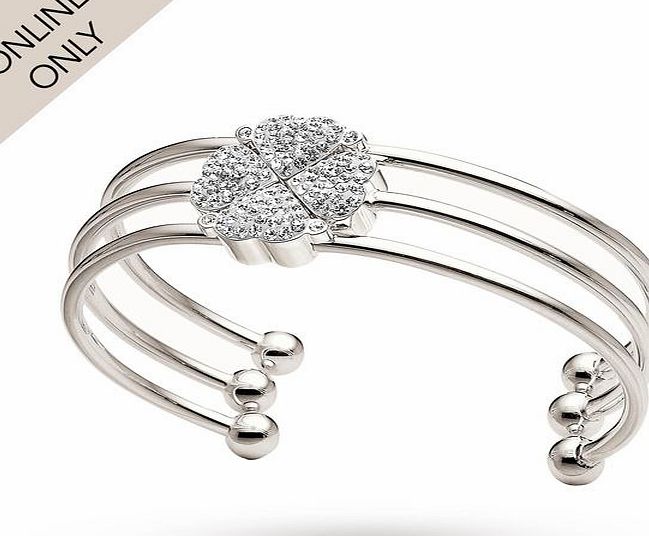 Folli Follie Heart 4 Heart Bracelet Silver