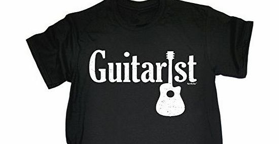 ACOUSTIC GUITAR (M - BLACK) NEW PREMIUM LOOSE FIT T-SHIRT - slogan funny clothing joke novelty vintage retro t shirt top mens ladies womens girl boy men women tshirt tees tee t-shirts shirts fashion u