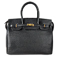 Fontanelli Birkin Style Italian Large Handbag