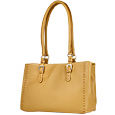 Camel Stiched Soft Leather Satchel bag