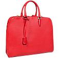 Fontanelli Red Leather Ladiesand#39; Briefcase