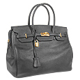 Fontanelli Soft Italian Leather Birkin Style Handbag