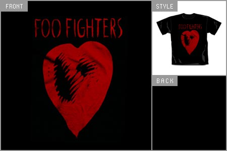 Foo Fighters (Big Heart) T-shirt cid_5011TSBP