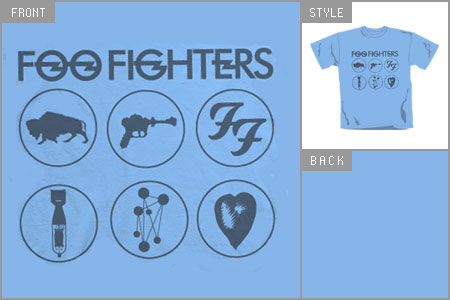 Foo Fighters (Circles) T-shirt cid_5013tsp