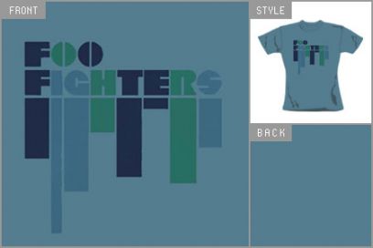 Foo Fighters (Fader) Skinny T-shirt