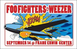 FOO FIGHTERS Limited Edition Concert Poster - by Uncle Charlie