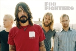 FOO FIGHTERS White Group Music Poster