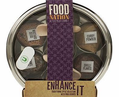 Food Nation Enhance It Spice Selection Tin with