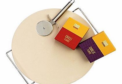Stone Bake It Pizza Set with Cutter