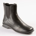 wide-fit gusset ankle boots