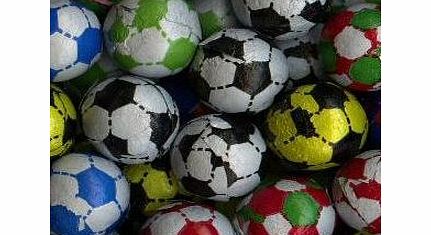 Football Chocolate Candy Solid Footballs, foil wrapped, 40 supplied