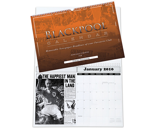 Football Club Calendar - Blackpool