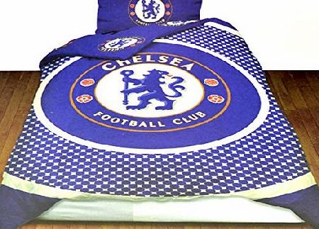 Football Clubs Official Football Club Reversible Single Duvet Set (Chelsea F.C)