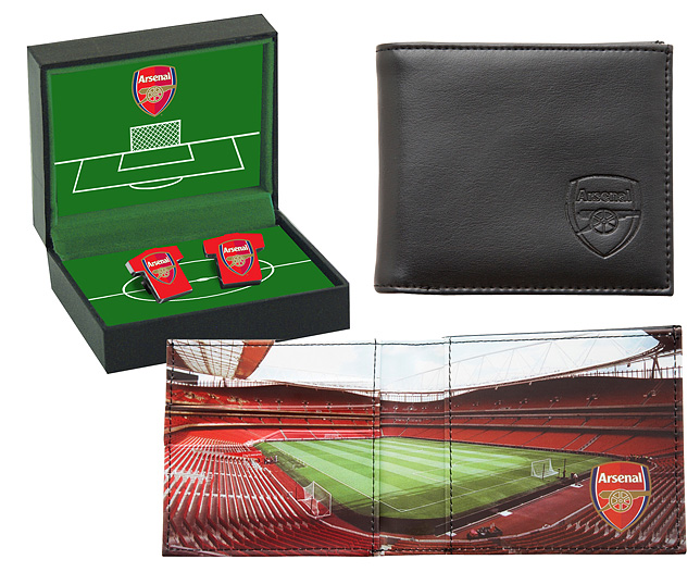 Cufflinks and Stadium Wallet - Arsenal - Buy Set Save andpound;5