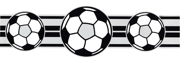 Football Fun Football `op Out`Wallpaper Border