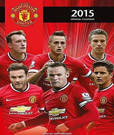 Football Gifts - Manchester United FC Gift Ideas - Official Manchester United FC 2015 Desktop Calendar - A Great Present For Football Fans