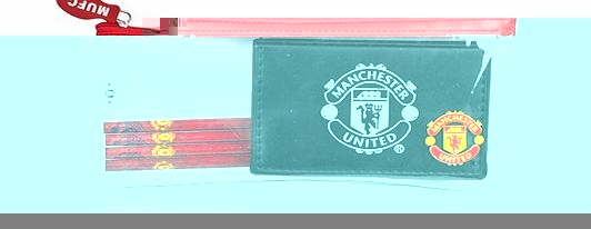 Football Mania Manchester United Clear Pencil Case Set